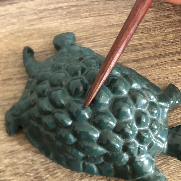 Vtg Cast Metal Turtle Paperweight - Picture 10 of 14